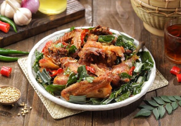 Resep ayam goreng pandan