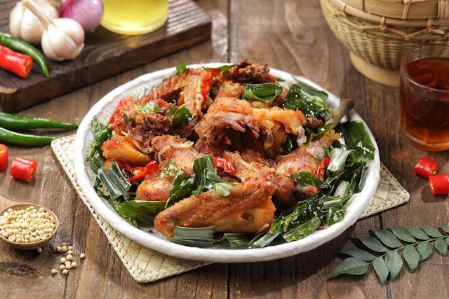 Resep ayam goreng pandan